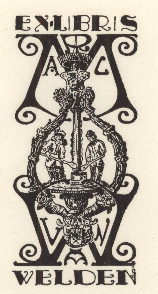 0196 Ex Libris België : Geo Verbrugge, z.j., Antiek en Kunst, Verzenden