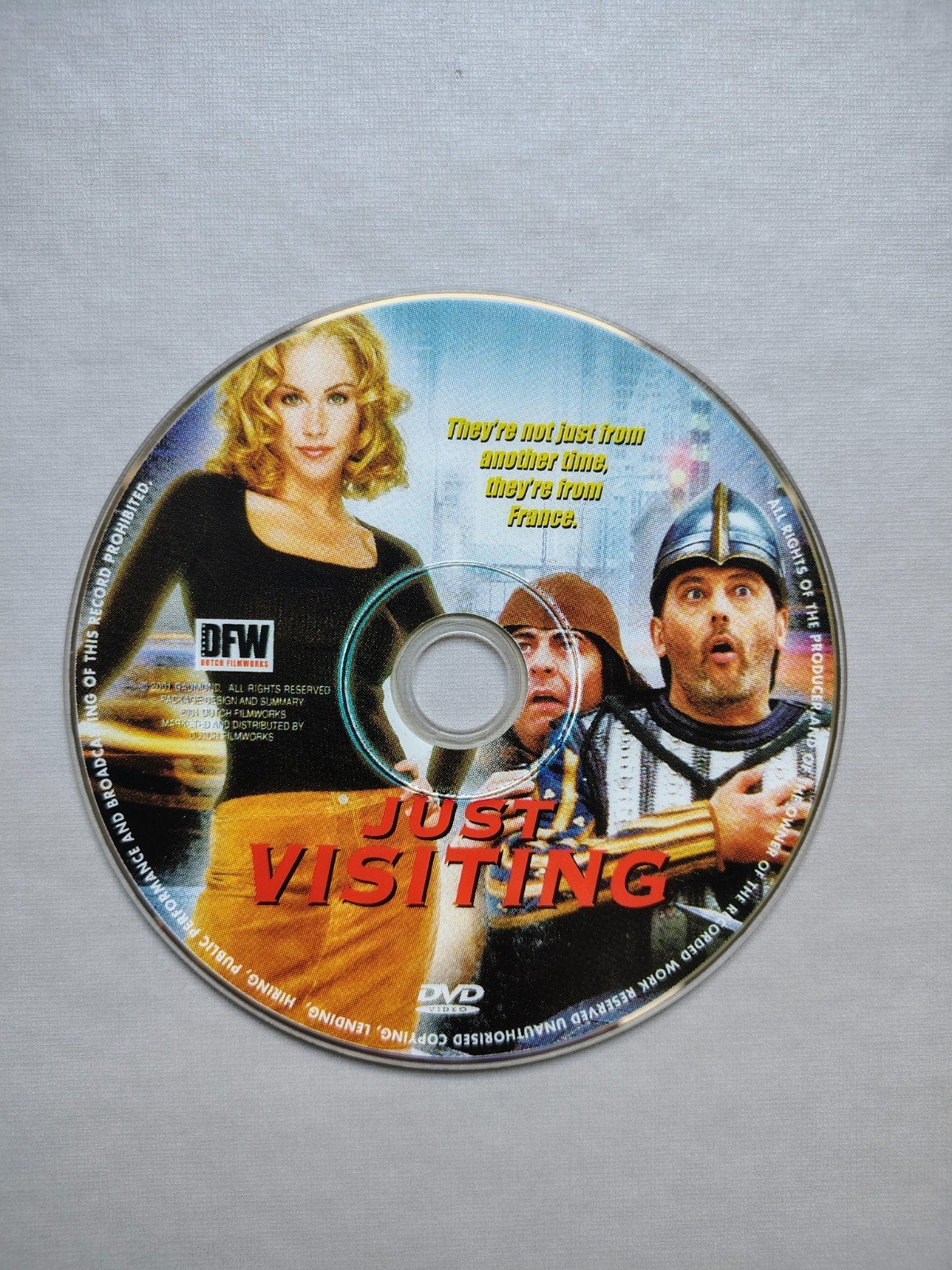 Just Visiting (2001) / Jean Reno, Verzenden, Frans, Actiekomedie, Nederlands