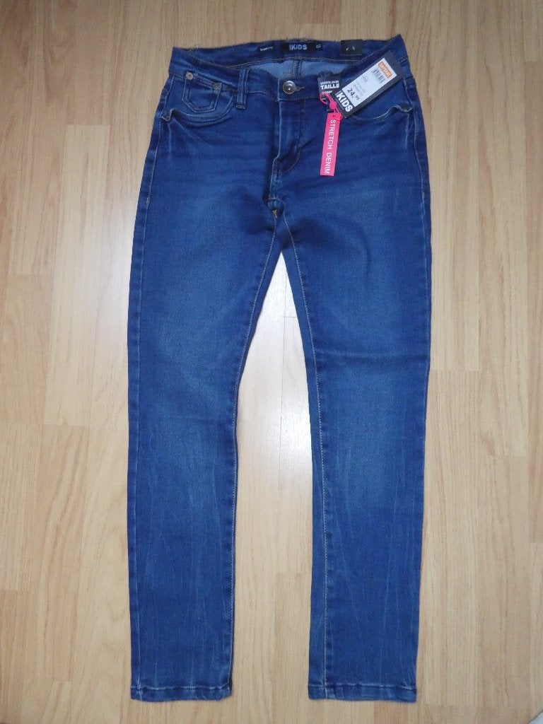 Terstal NIEUWE skinny jeans meisje maat 152 donkerblauw, Kinderen en Baby's, Kinderkleding | Maat 152, Ophalen of Verzenden, Nieuw