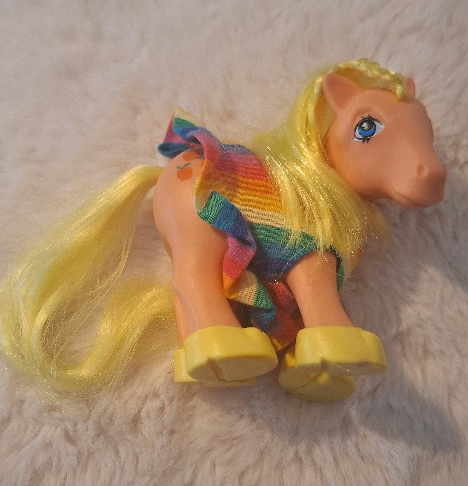 My Little Pony Applejack G1 Vintage Figuur, Ophalen of Verzenden, Gebruikt, Meisje