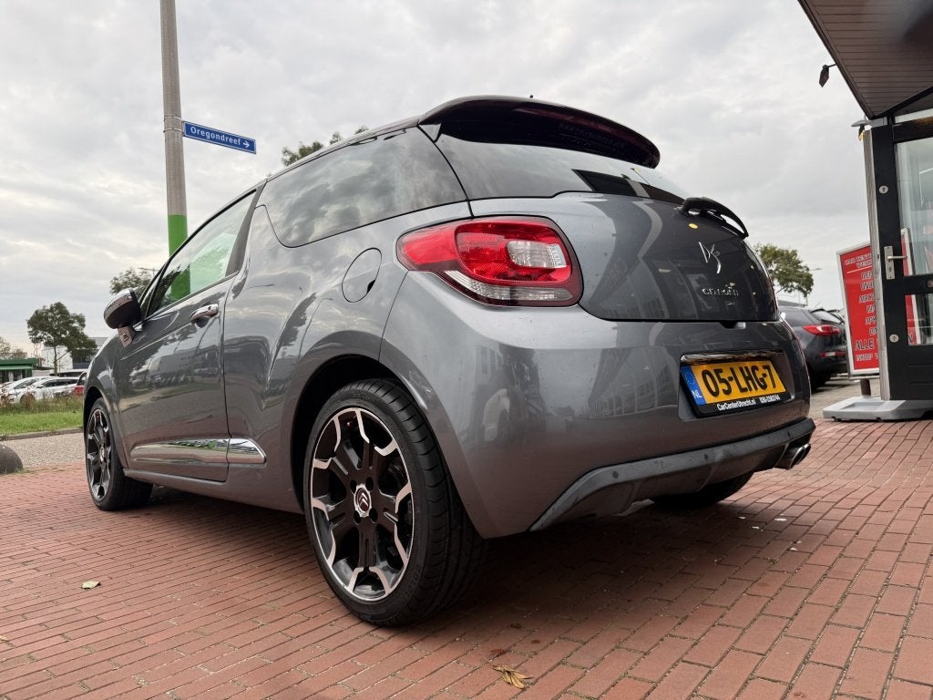 Citroën DS3 1.6 THP Sport Chic | leder | airco |cruise cont, Auto's, 1140 kg, Euro 5, 15 km/l, Gebruikt