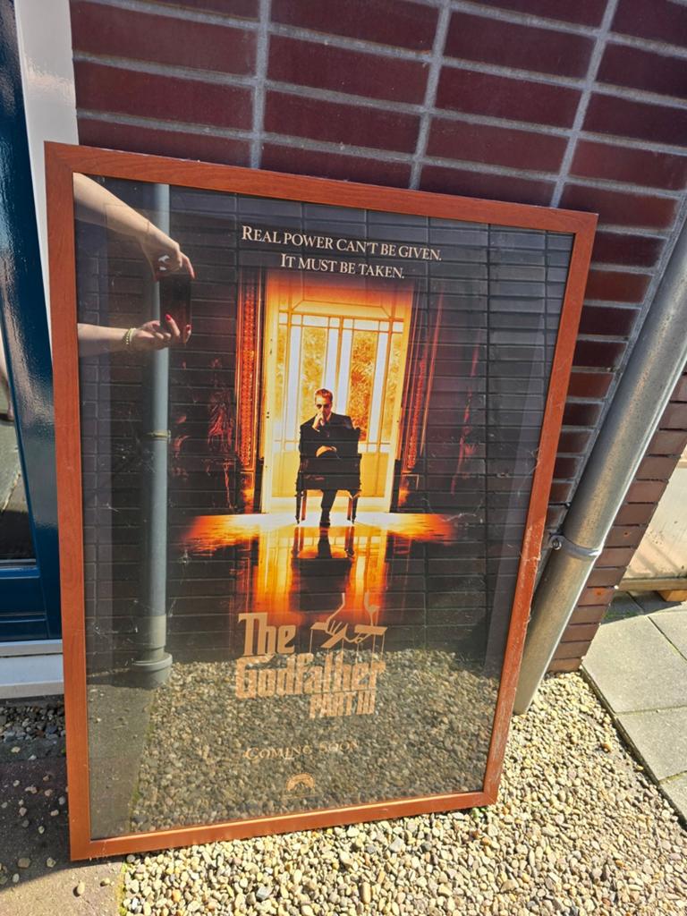 Ingelijste The Godfather Part III filmposter, Ophalen