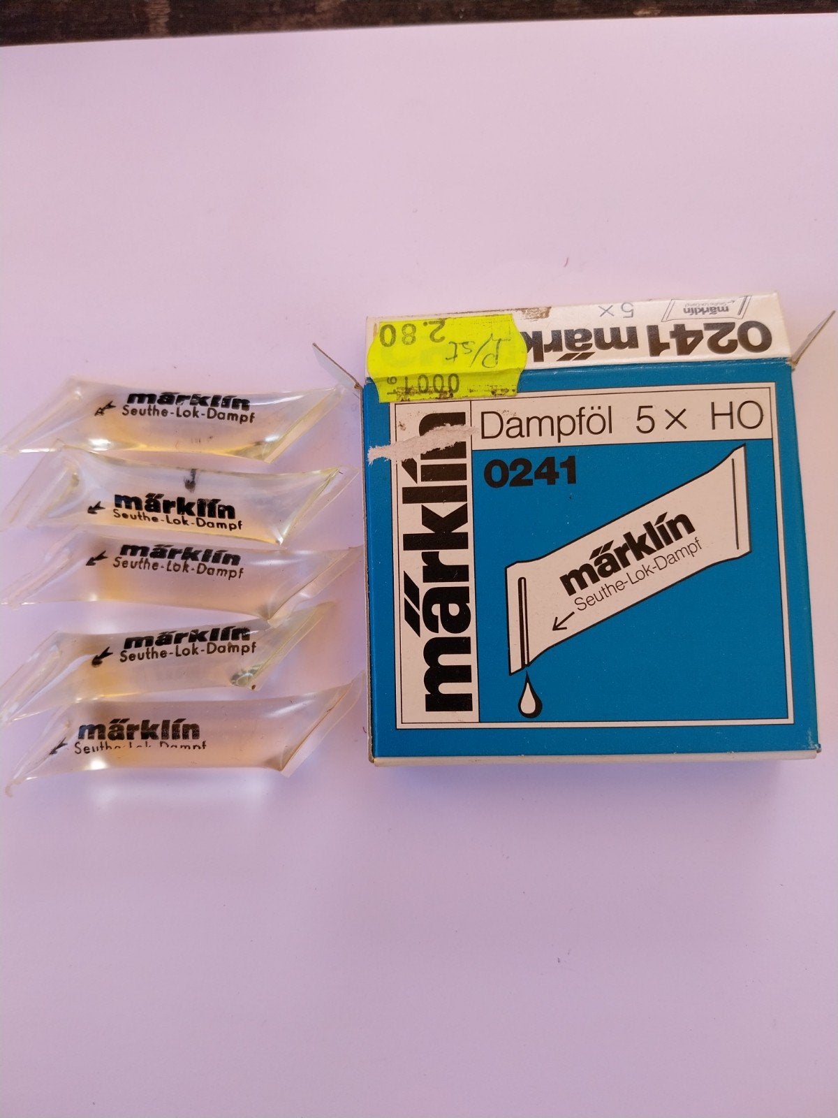 Märklin,  olie voor stoomloc., Ophalen of Verzenden, Nieuw, Wisselstroom, Märklin