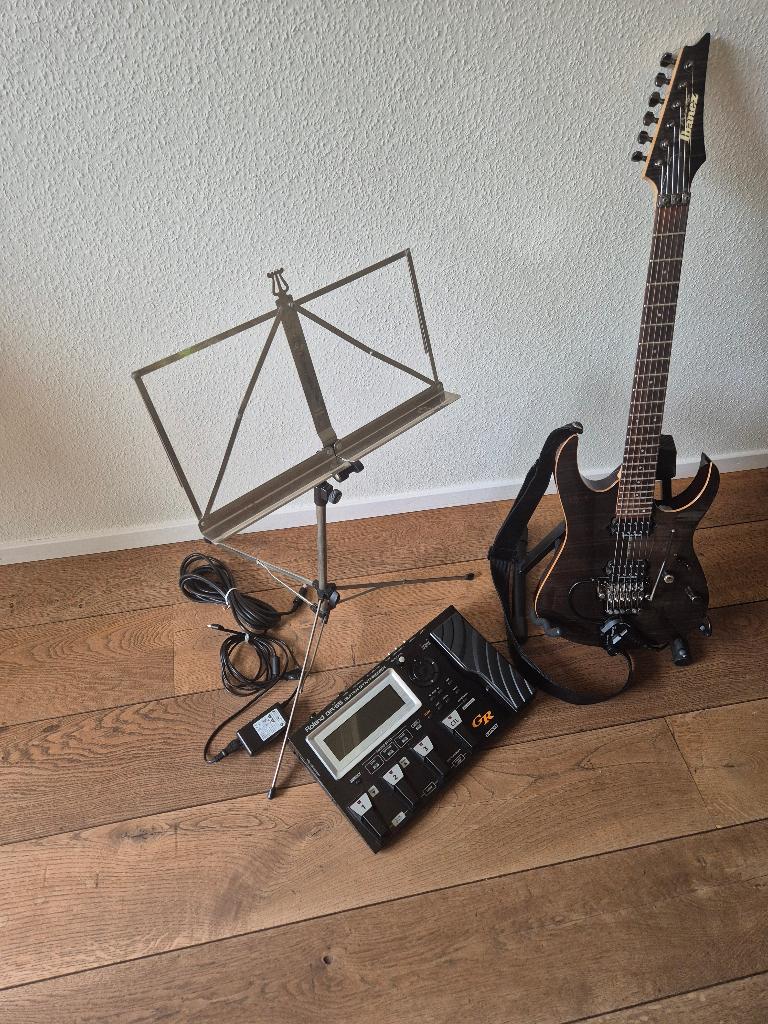 Ibanez Prestige Gitaar met Roland GR-55 Synthesizer, Ophalen, Zo goed als nieuw, Overige aantallen, Roland