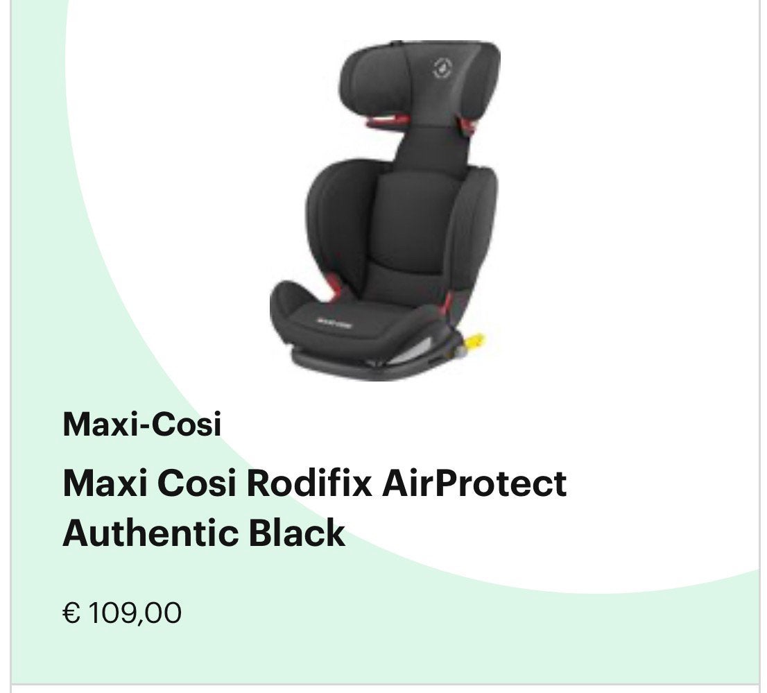 Maxi Cosi Rodifix, Ophalen, 15 t/m 36 kg, Zo goed als nieuw, Isofix