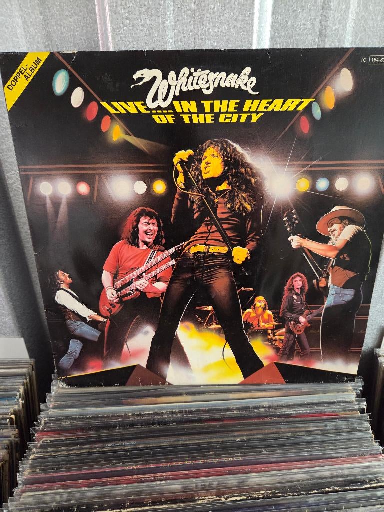 Hardrock/Metal 2lp WHITESNAKE: LIVE.IN THE HEART OF THE CITY, Gebruikt, 1980 - 1989, Ophalen of Verzenden, Dubbel-LP