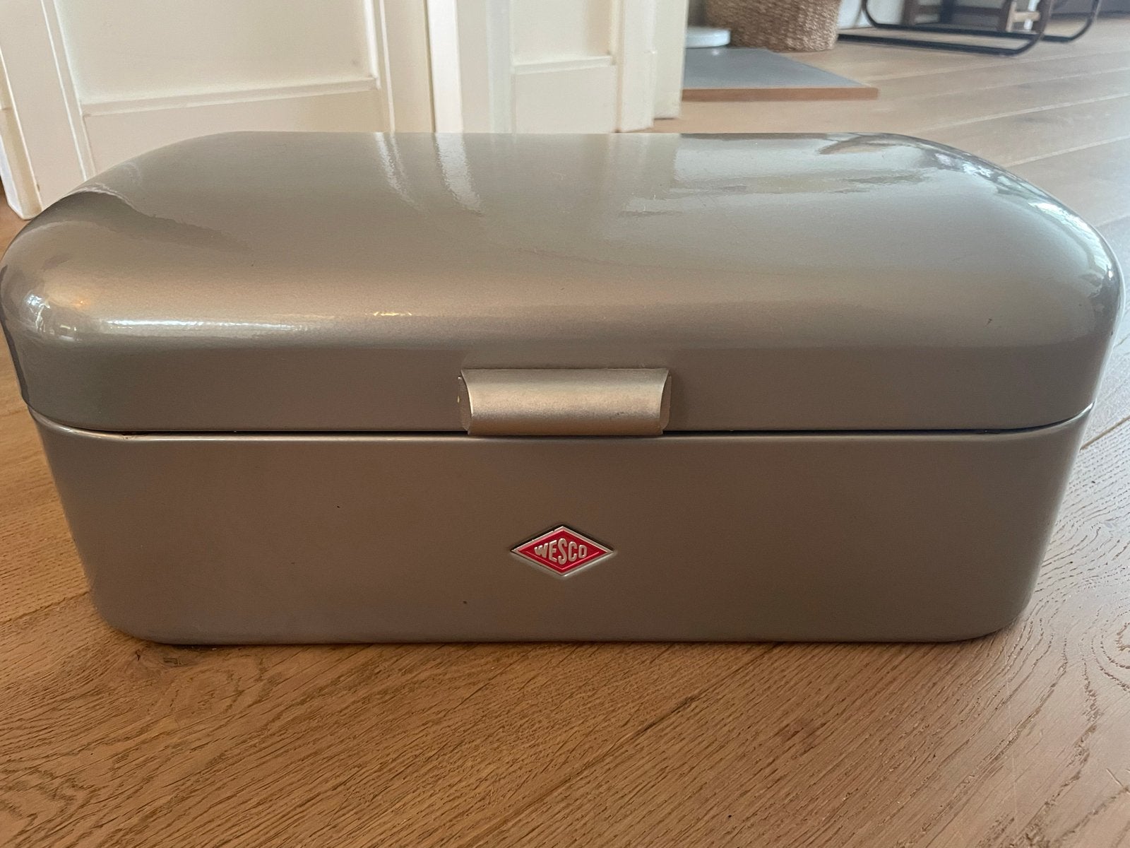 Wesco Grandy Broodtrommel cool grijs, Ophalen, Zo goed als nieuw, Metaal, Broodtrommel