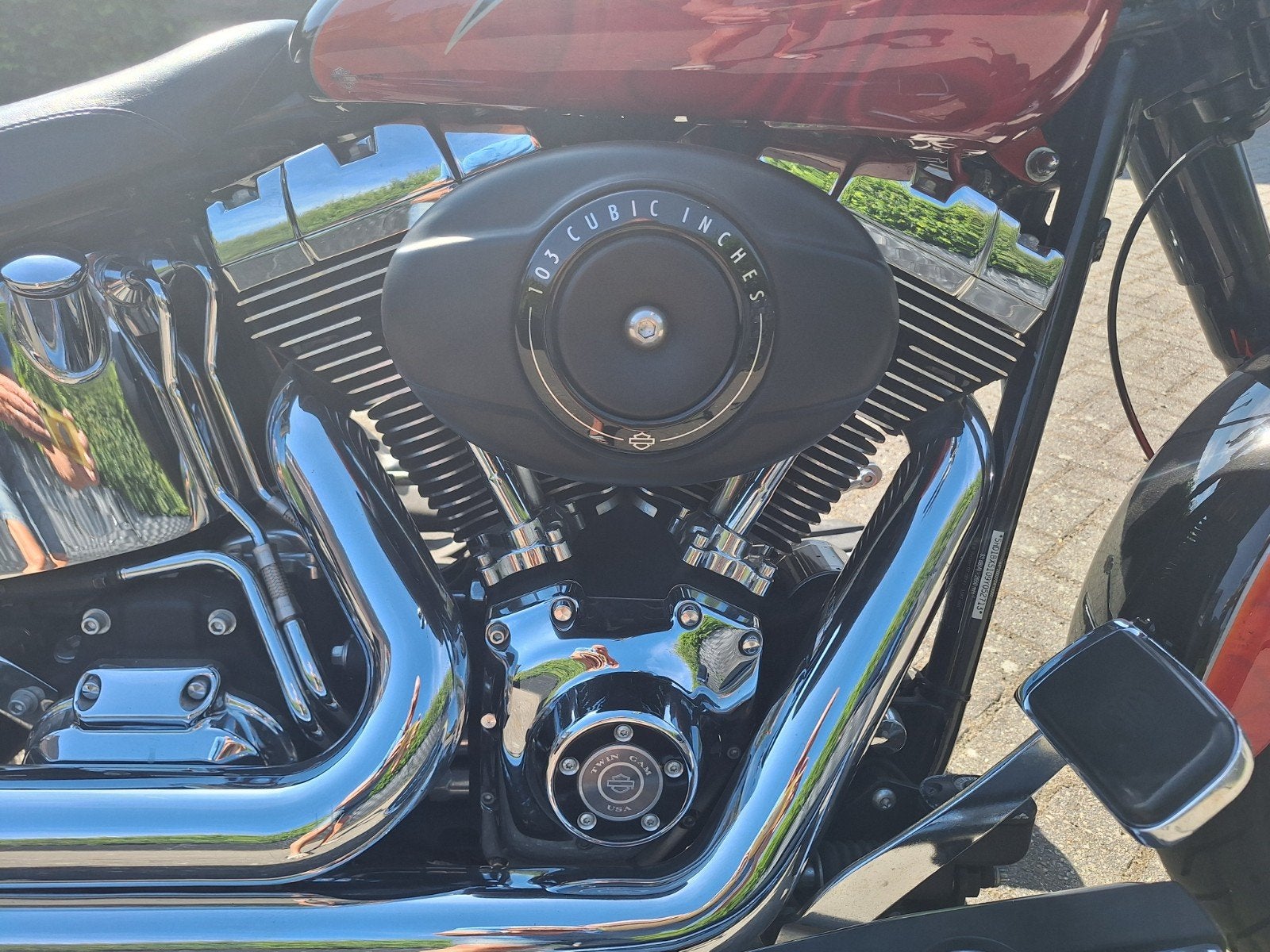 Harley-Davidson Fat Boy Special 103CI - Uniek Spuitwerk, Motoren, Motoren | Harley-Davidson, 2 cilinders, Gebruikt, Particulier