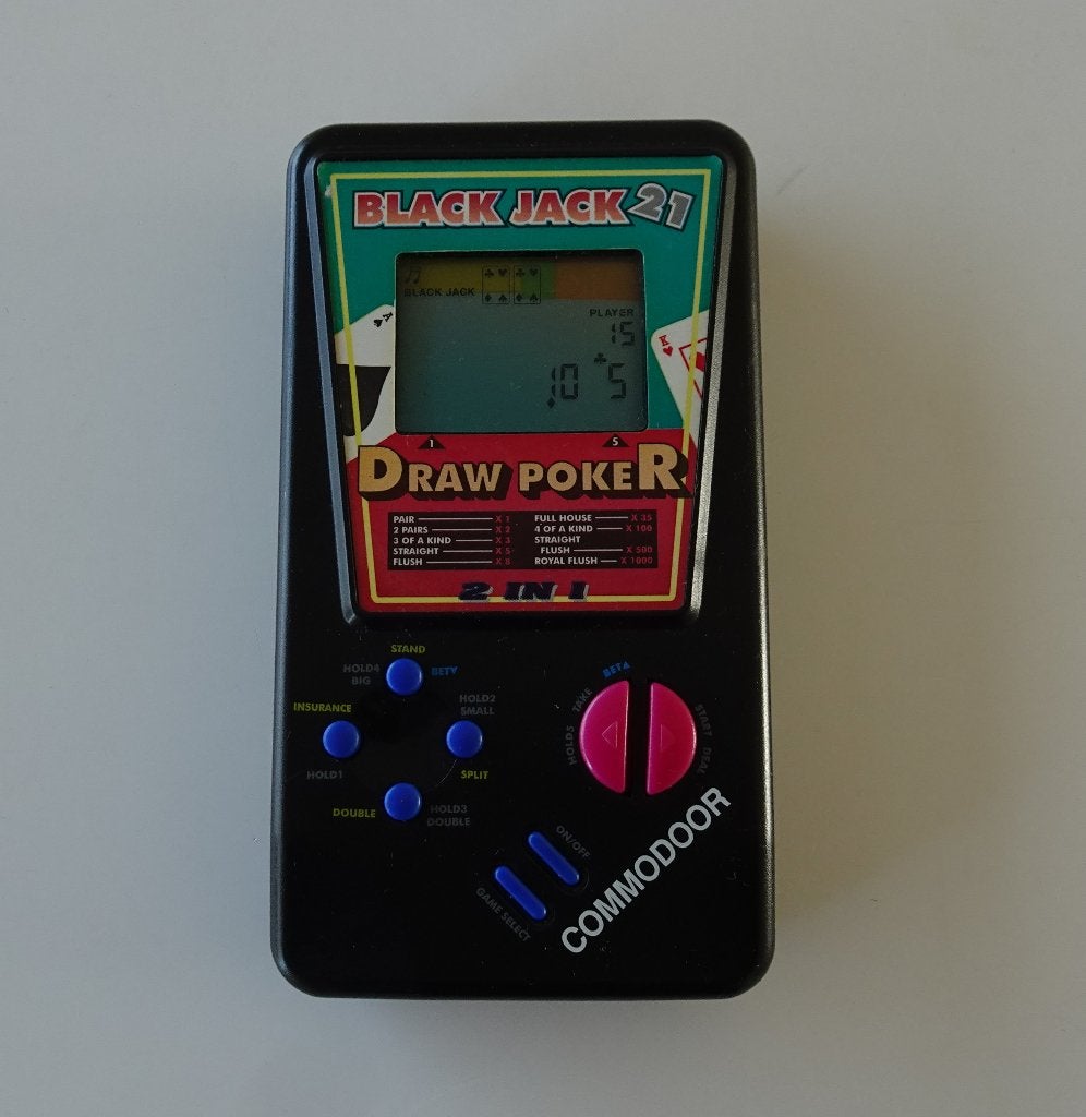 Black Jack & Draw Poker Handheld Game 2 in 1, Ophalen, Zo goed als nieuw