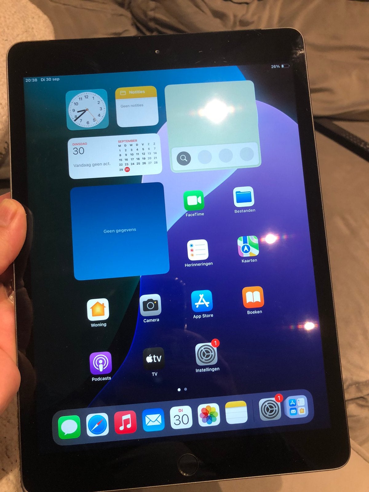 iPad 8e Generatie in topconditie Wifi en 5G, Computers en Software, Apple iPads, 10 inch, 32 GB, Apple iPad, Ophalen of Verzenden