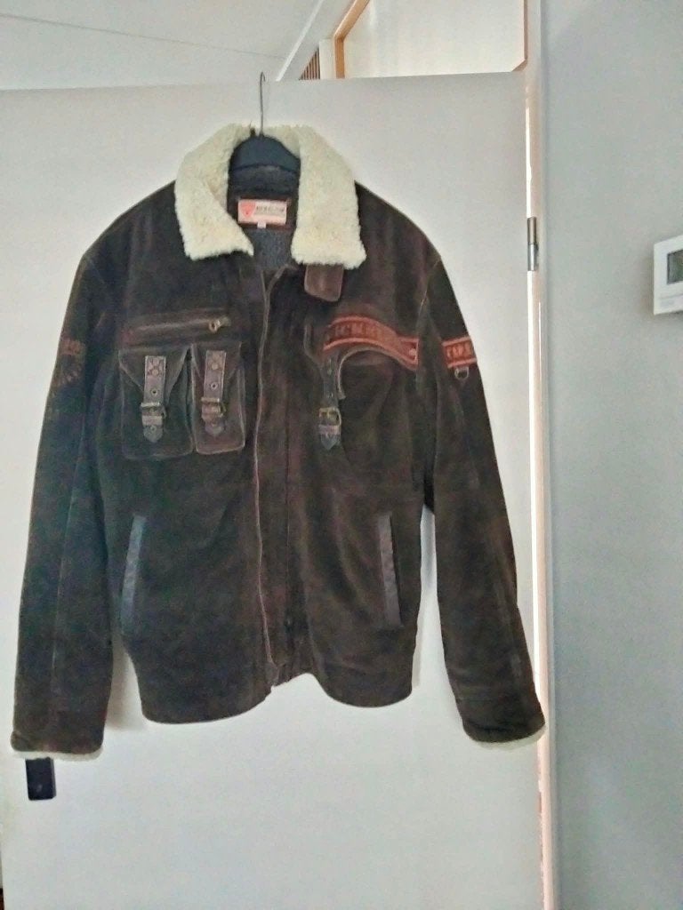 Winterjas, Kleding | Dames, Ophalen, Bruin, Maat 46/48 (XL) of groter, Onbekend
