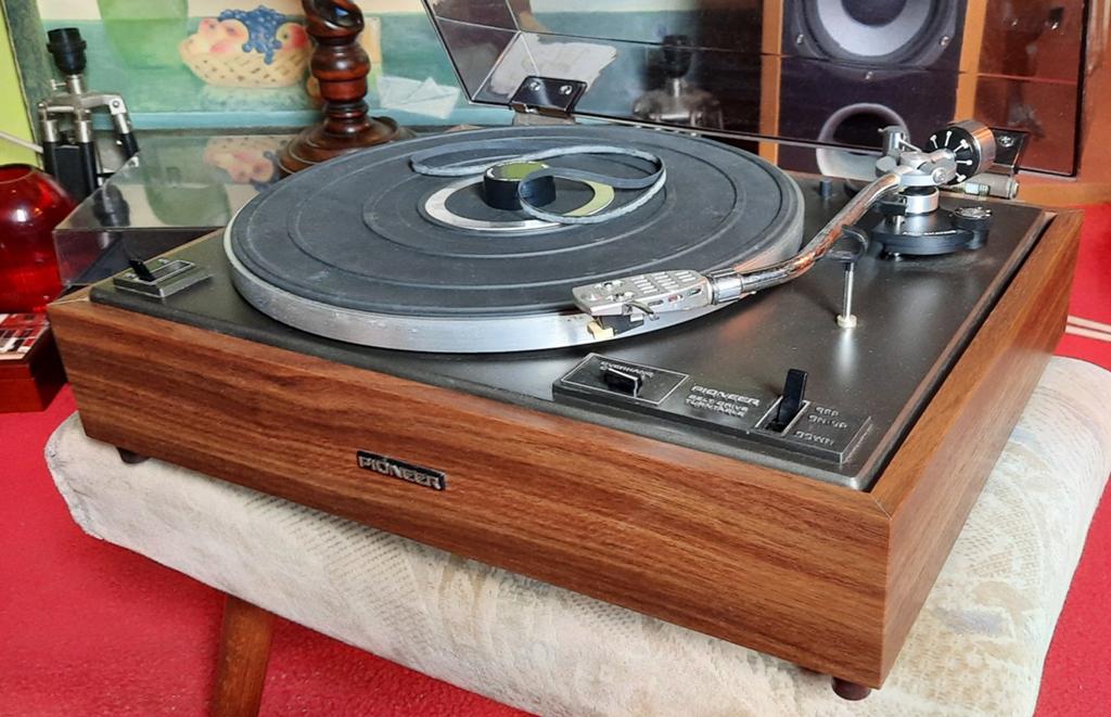 Te koop Pioneer pl-12d met shure m75-6s element ✅️, Audio, Tv en Foto, Platenspelers, Ophalen, Pioneer