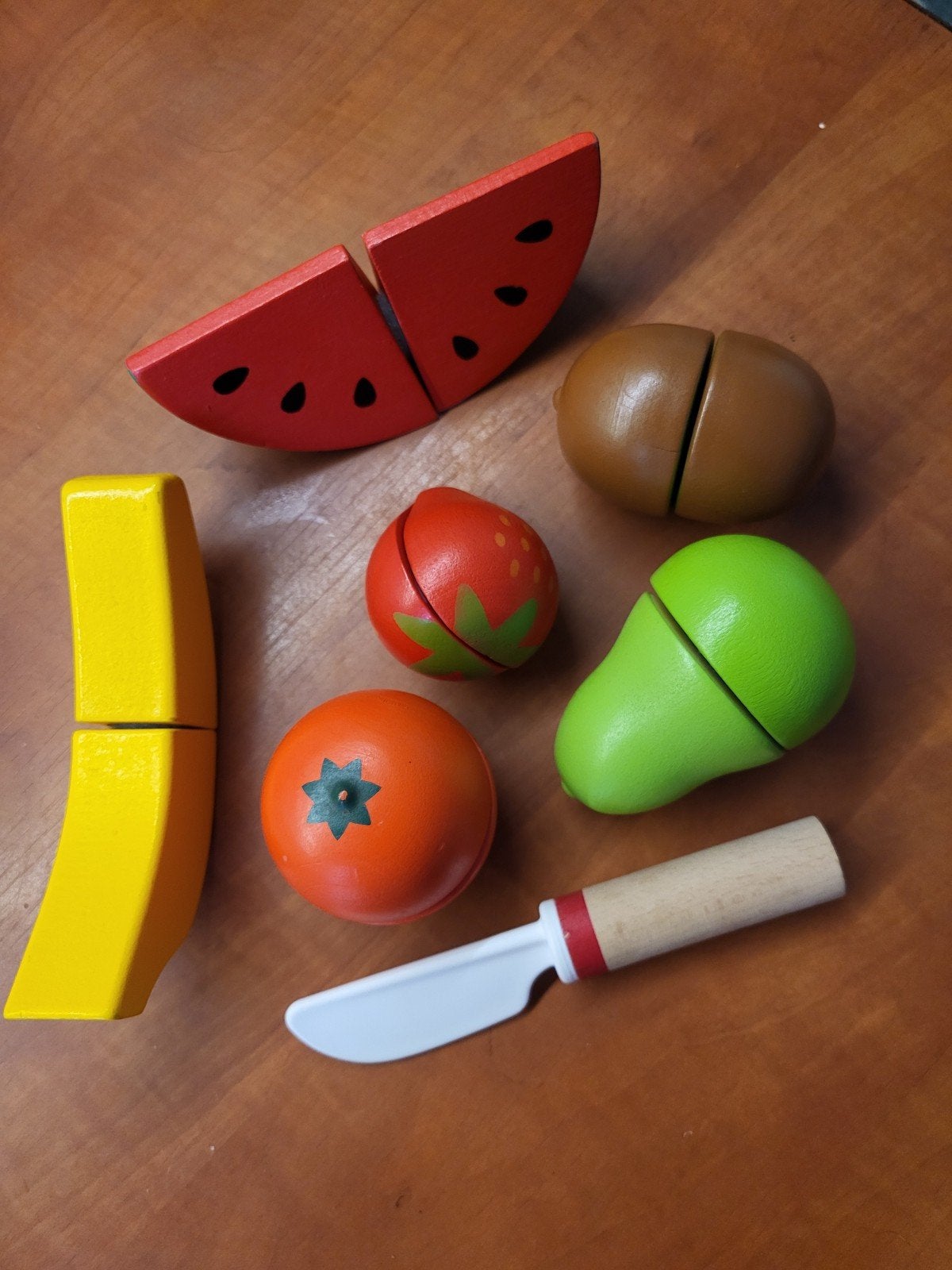 houten fruit, Ophalen of Verzenden