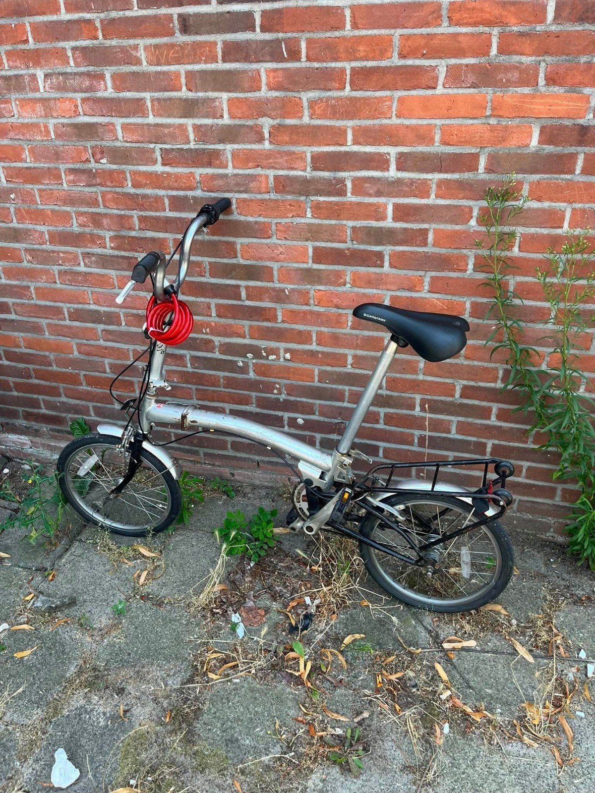 Opvouwbare fiets - Ideaal voor woon-werkverkeer, Fietsen en Brommers, Fietsen | Vouwfietsen, Overige merken, Gebruikt, Velgrem