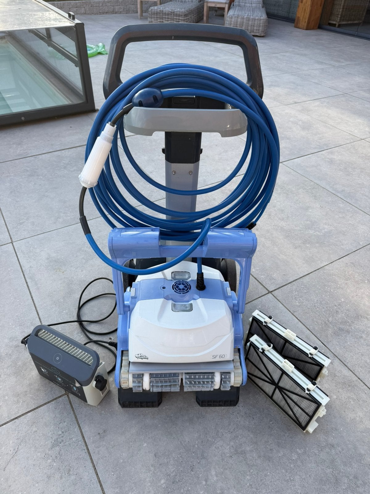 Dolphin zwembadrobot zwembad robot zwembad reiniger zuiger, Ophalen, Zo goed als nieuw