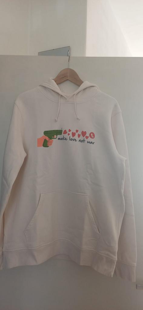 Make love not war hoodie, maat XL, Ophalen of Verzenden, Zo goed als nieuw, Maat 56/58 (XL)