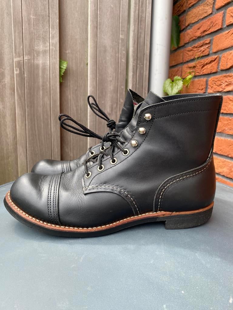 Red Wing 8084 Iron Ranger black harness US10D/43, Kleding | Heren, Schoenen, Zwart, Boots, Ophalen of Verzenden, Gedragen
