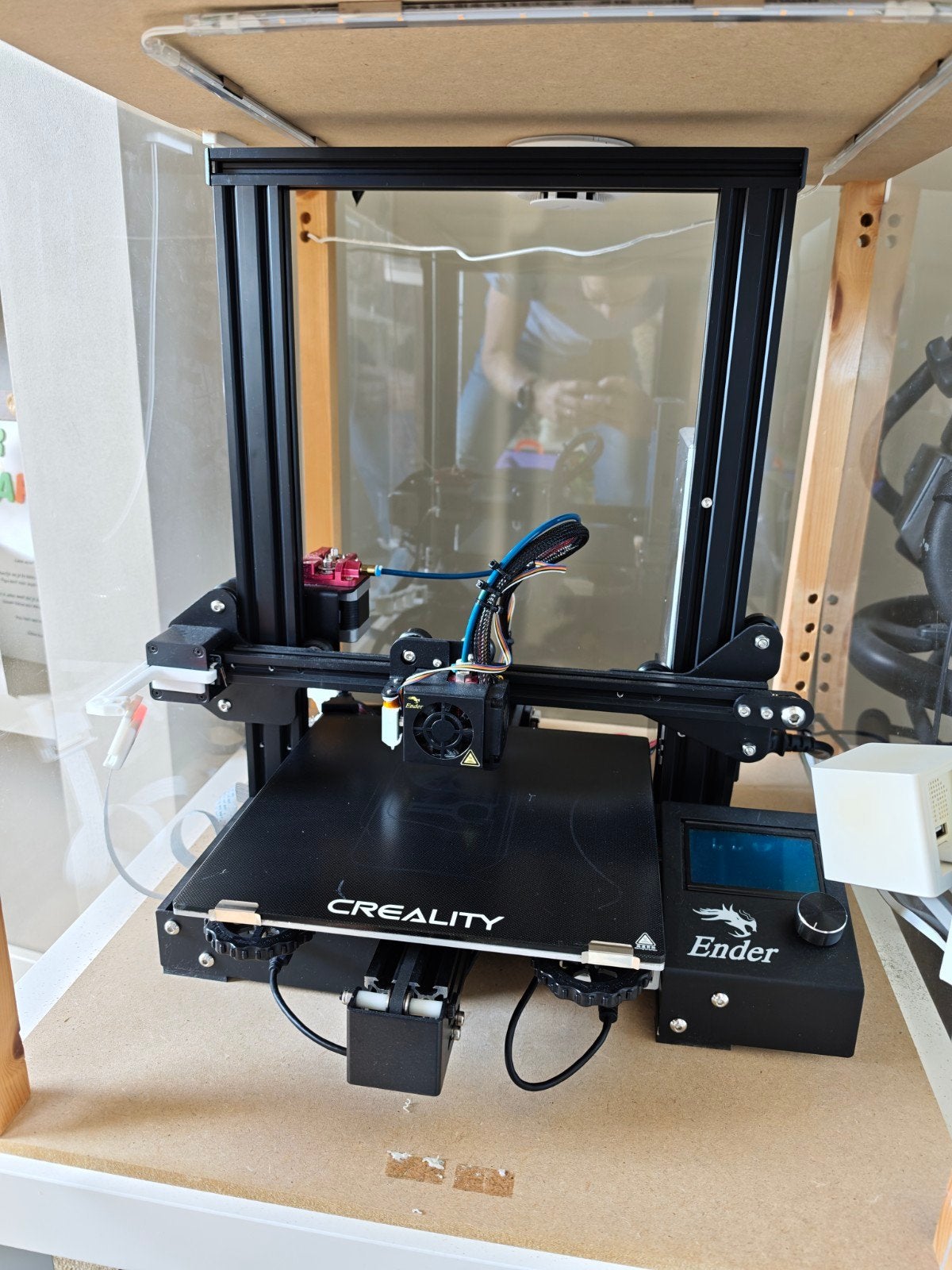 Creality Ender 3 Pro 3D Printer met upgrades, Computers en Software, Ophalen, Gebruikt, Filament, Creality