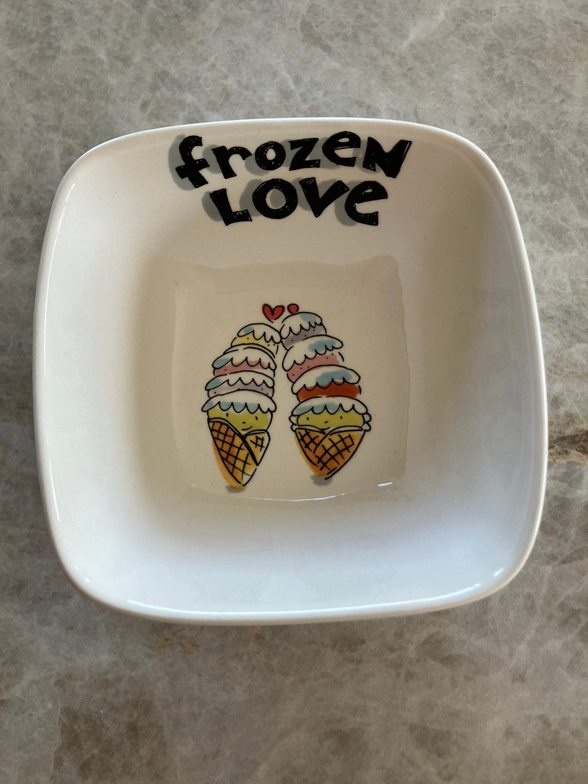Bakje / kom Blond Amsterdam Frozen Love, Ophalen of Verzenden, Zo goed als nieuw, Kom(men), Overige stijlen