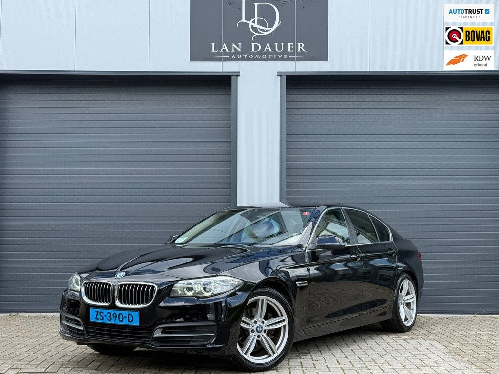 BMW 5-serie 520d High Executive / TAXI RIJKLAAR / LEDER LUXE, Auto's, BMW, Automaat, Achterwielaandrijving, Euro 6, 2000 kg
