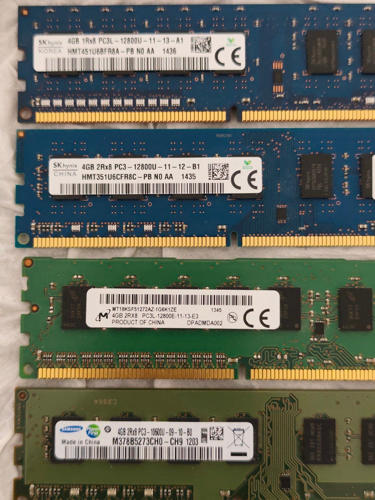 geheugenkaarten 4gb DDR3, 10600U, 12800U, Gebruikt, Server, DDR3