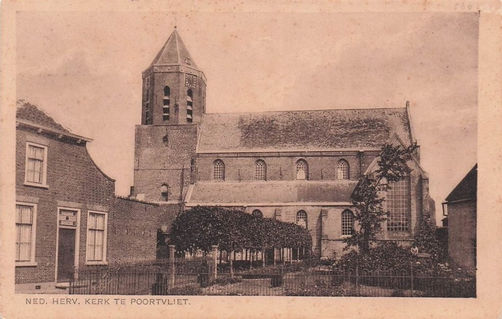 702-181-025 Ned Herv Kerk Te Poortvliet, Verzamelen, Ansichtkaarten | Nederland, Zeeland, Voor 1920, Verzenden
