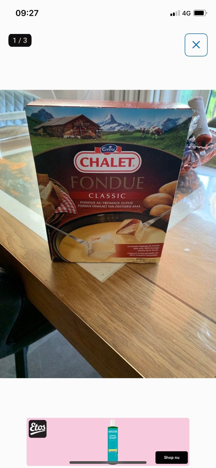 Gratis Chalet Emmy kaas fondue, Ophalen, Nieuw