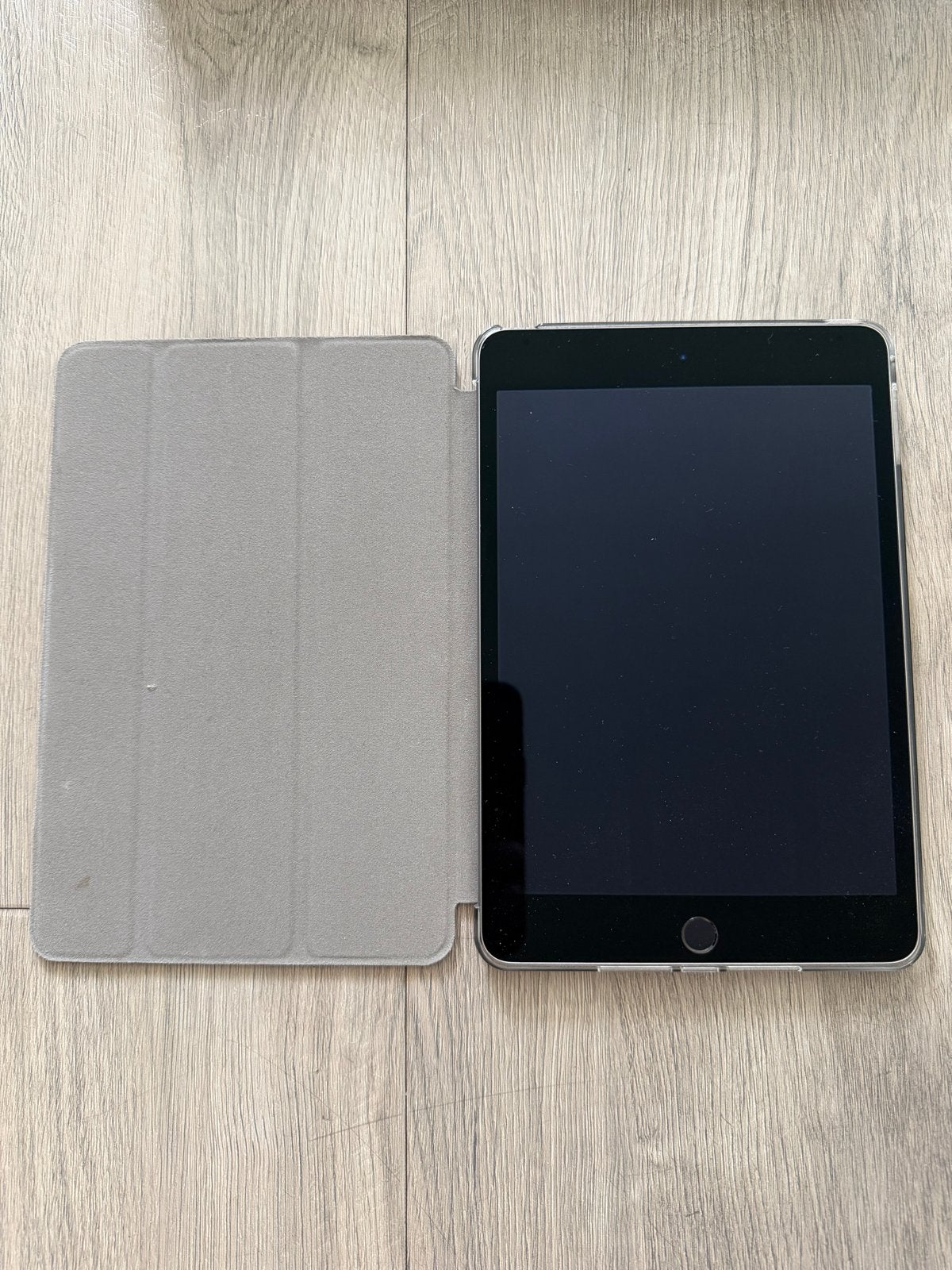 Apple iPad Mini 4 Wi-Fi 128GB Spacegrijs met Smart Cover, Computers en Software, Apple iPads, Gebruikt, Ophalen of Verzenden, 128 GB