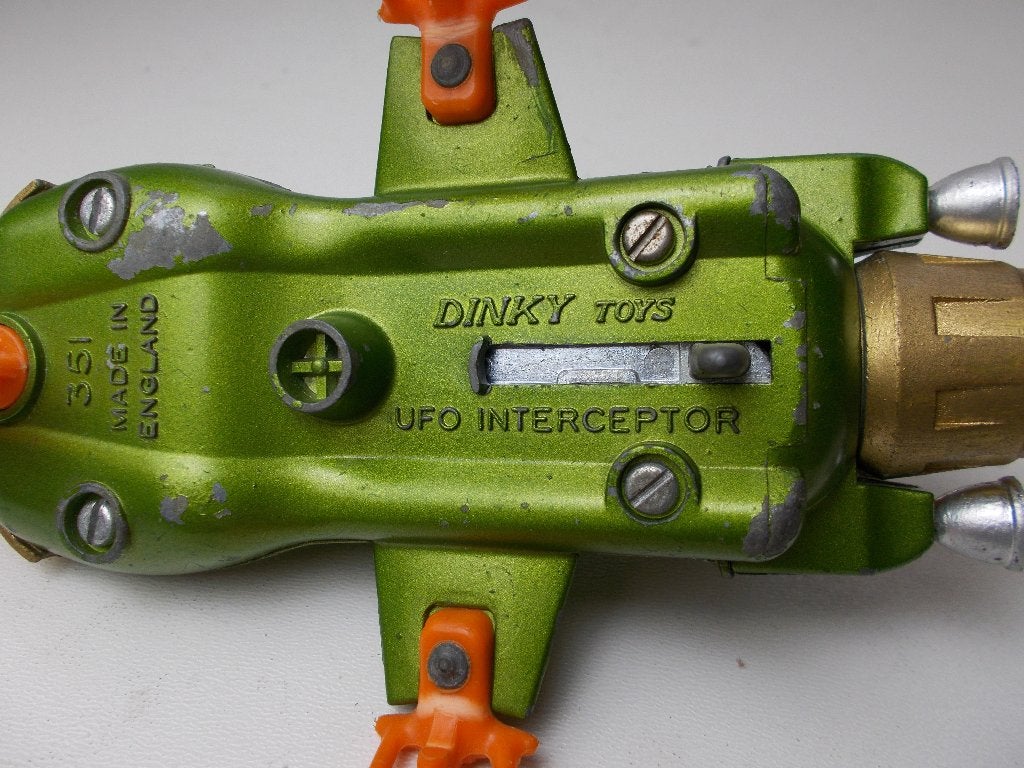 1971 Dinky Toys 351 SHADO UFO INTERCEPTOR (TV serie UFO) -D-, Ophalen of Verzenden, Zo goed als nieuw, Overige typen, Dinky Toys