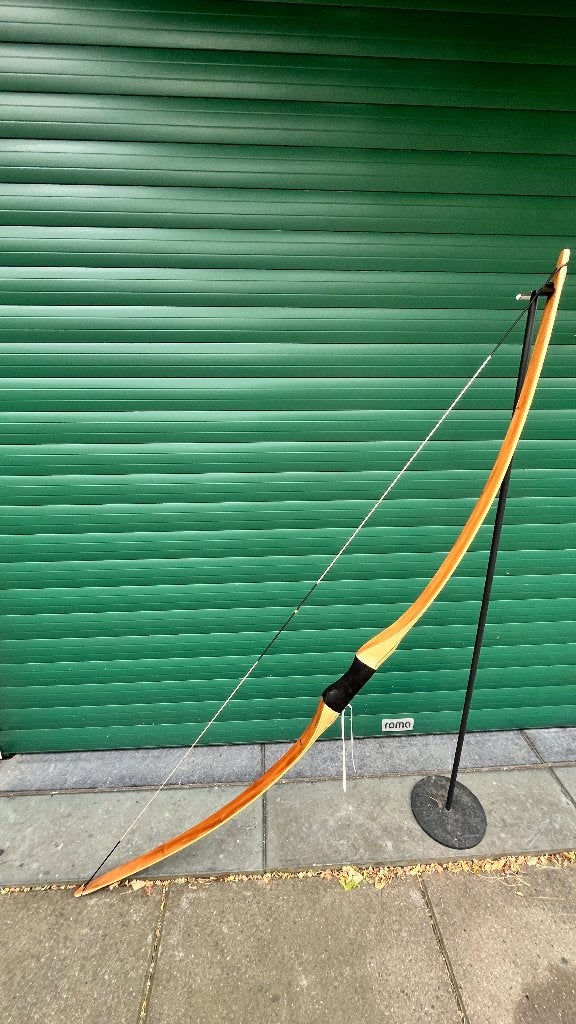 Gelamineerde Flatbow 67 inch #34/28 LH, Sport en Fitness, Handboogschieten, Ophalen, Gebruikt, Overige typen