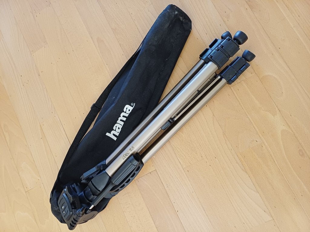 Statief, Audio, Tv en Foto, Fotografie | Statieven en Balhoofden, Met handvat, Zo goed als nieuw, Hama, 125 tot 150 cm