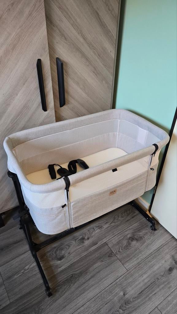 Leuk by TWF co-sleeper, zo goed als nieuw!, Ophalen, Zo goed als nieuw, Minder dan 140 cm, Matras