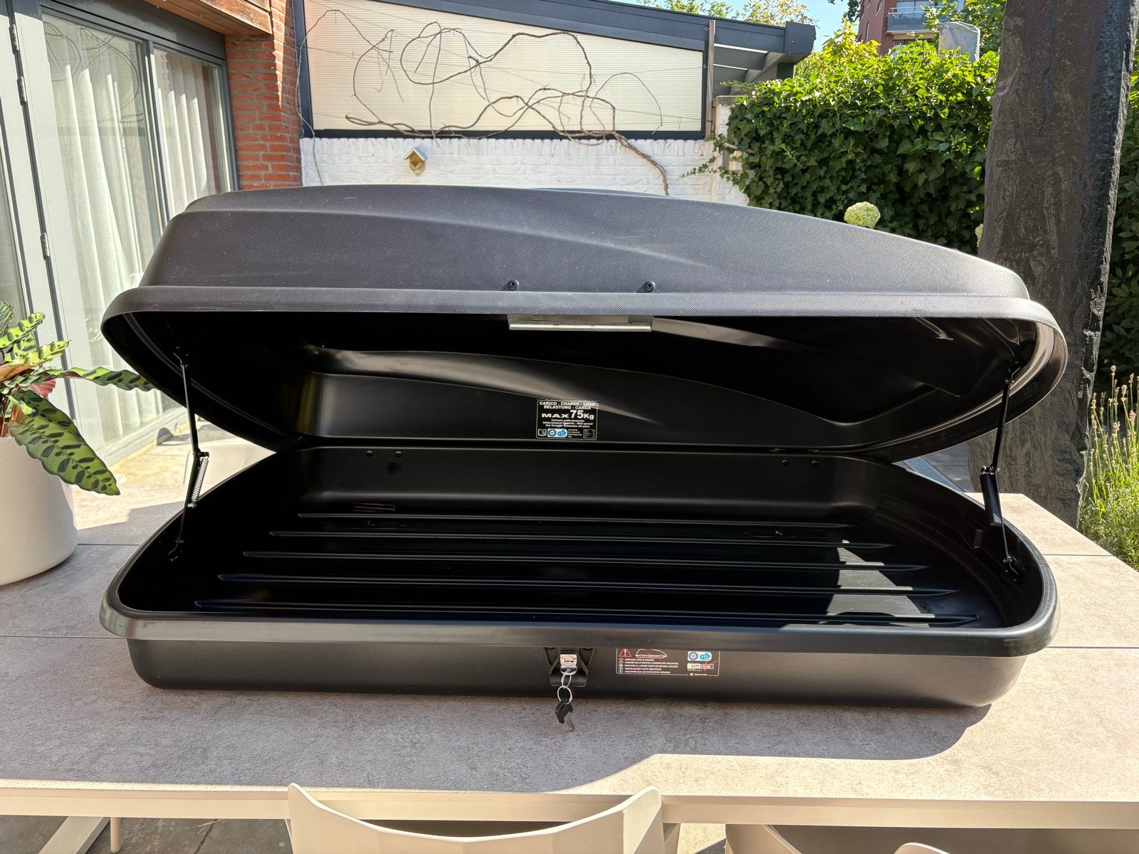 Twinny Load dakkoffer en stalen dakdragers, Auto diversen, Dakkoffers, Ophalen, Zo goed als nieuw