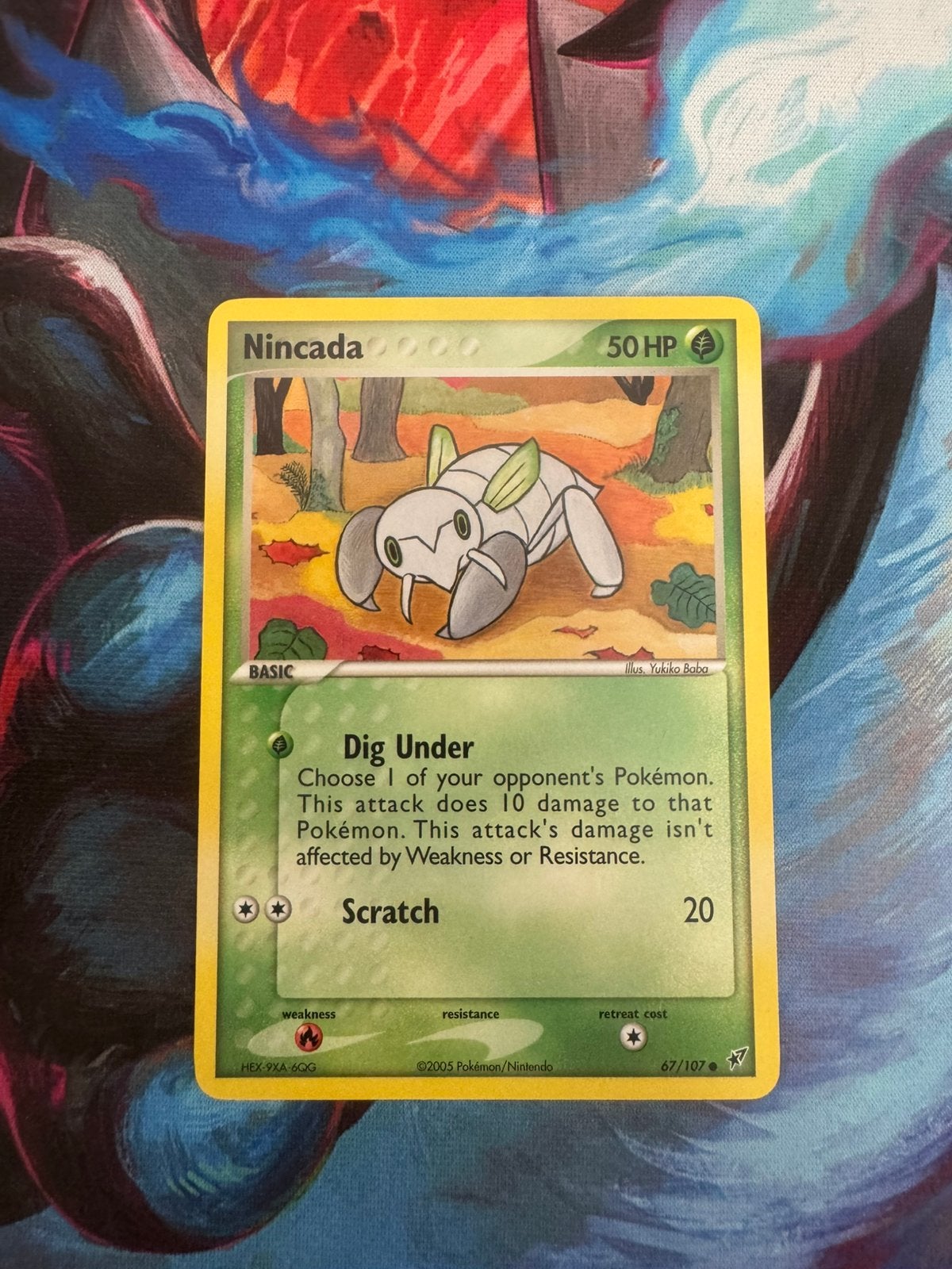 Pokémon kaarten Nincada #67, Ophalen of Verzenden, Zo goed als nieuw, Losse kaart