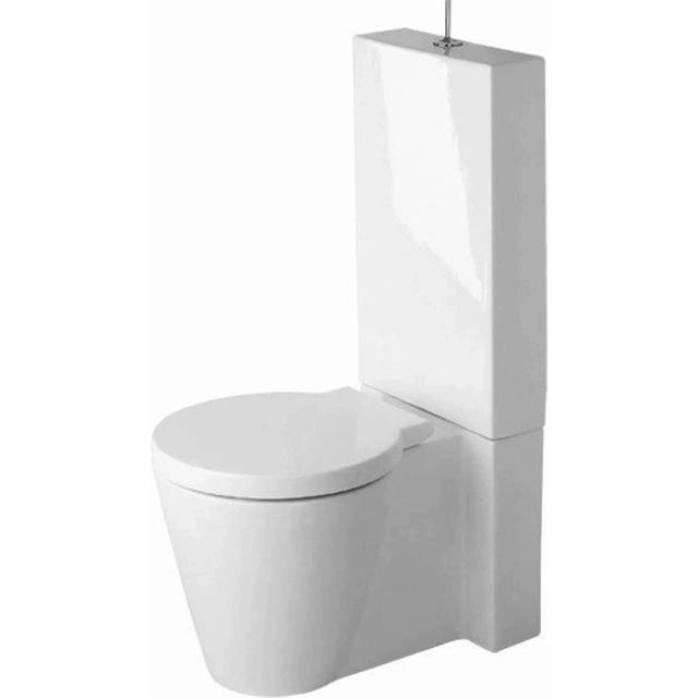 Duravit Starck 1duopot toiletpot diepspoel met reservoir, Doe-het-zelf en Verbouw, Sanitair, Ophalen, Zo goed als nieuw, Koper