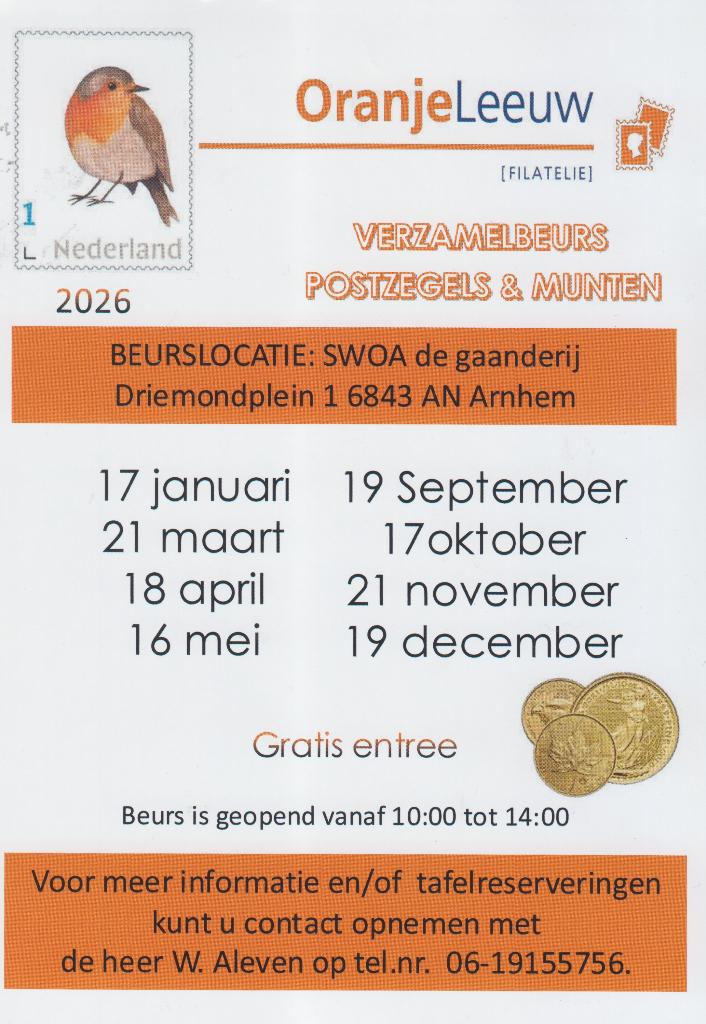 Leuke postzegelbeurs gaanderij arnhem zaterdag 16 mei, Ophalen of Verzenden