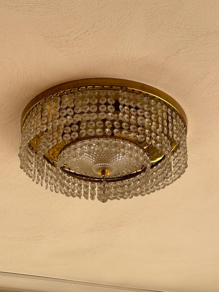 plafondlamp, Ophalen, Gebruikt, Glas