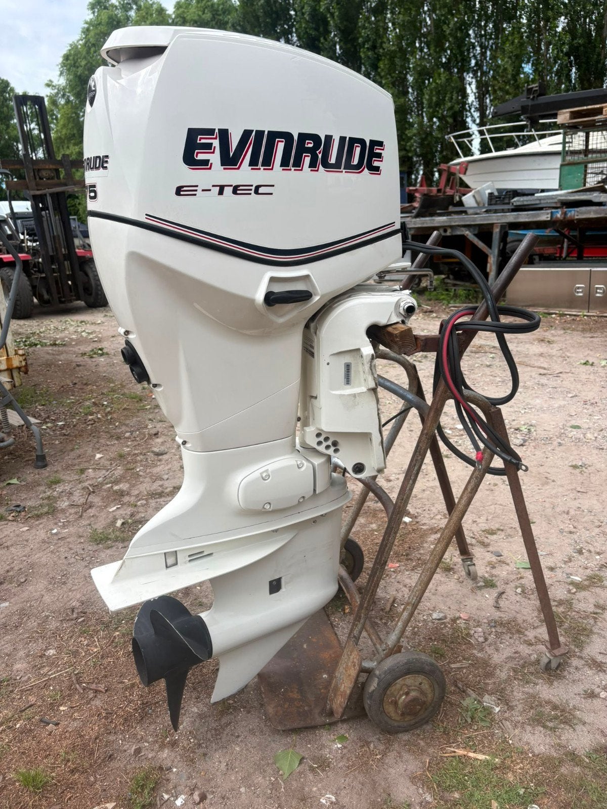 Evinrude 75 pk etec, Ophalen, Benzine, 30 pk of meer