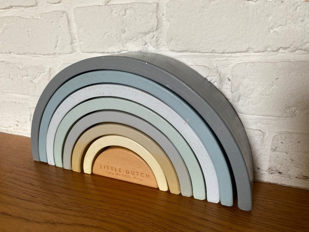 Little Dutch Houten Regenboog, Kinderen en Baby's, Speelgoed | Houten speelgoed, Ophalen of Verzenden, Gebruikt