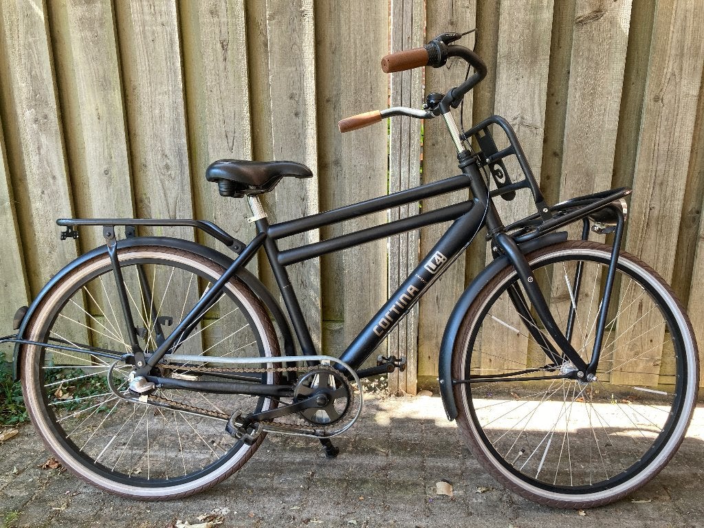 Cortina transportfiets 26inch wielen jongensfiets, Terugtraprem, Gebruikt, Versnellingen, Cortina