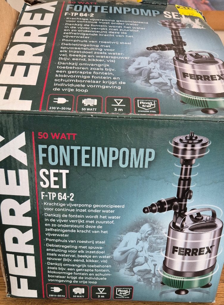 fonteinpomp vijverpomp, Ophalen, Nieuw, Elektrisch, Overige typen