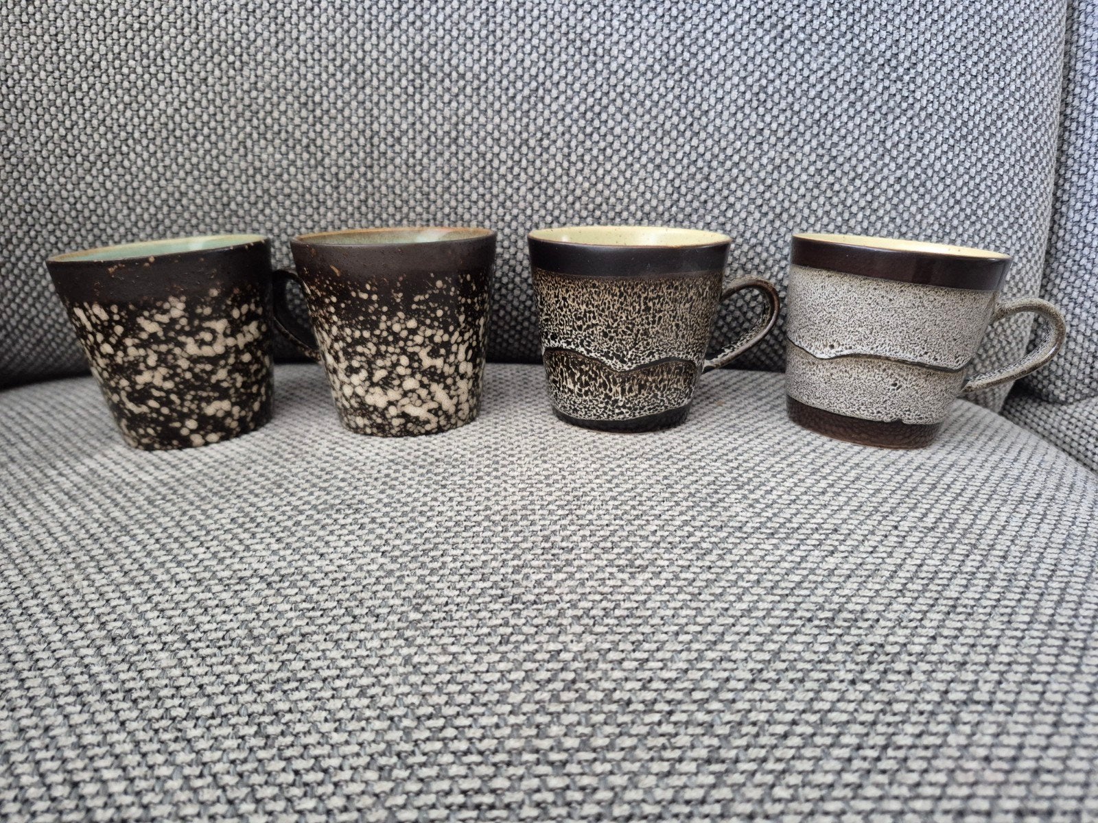 Hk living americano kopjes 4x, Huis en Inrichting, Keuken | Servies, Keramiek, Ophalen of Verzenden, Zo goed als nieuw, Overige stijlen