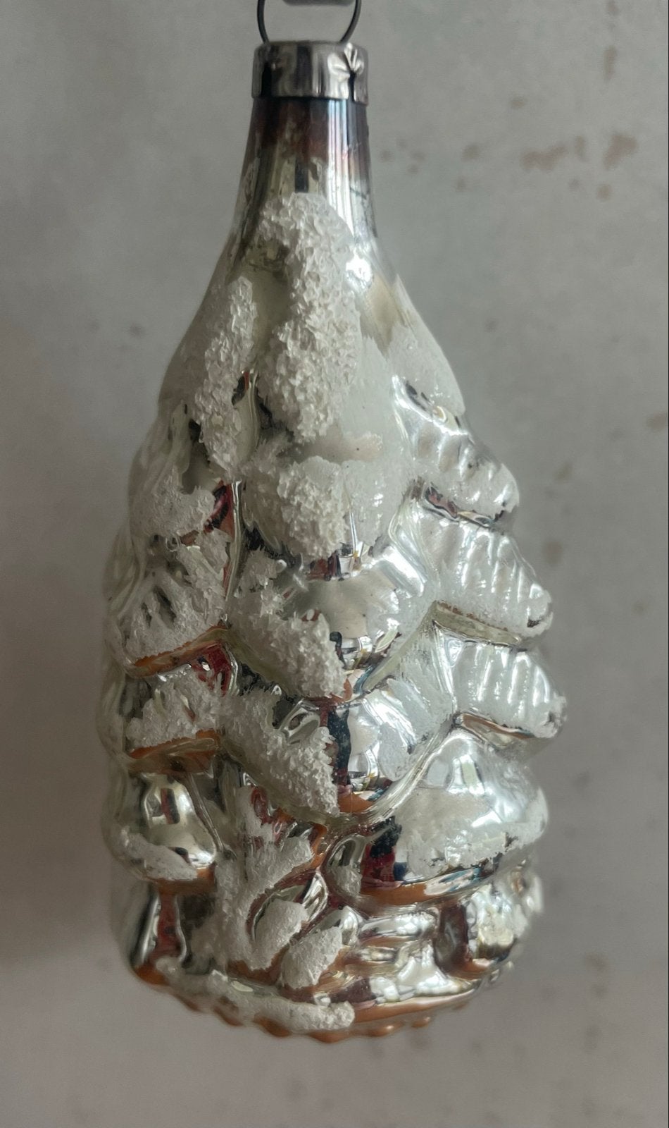 Kerstbal dennenboom vintage, Ophalen, Zo goed als nieuw
