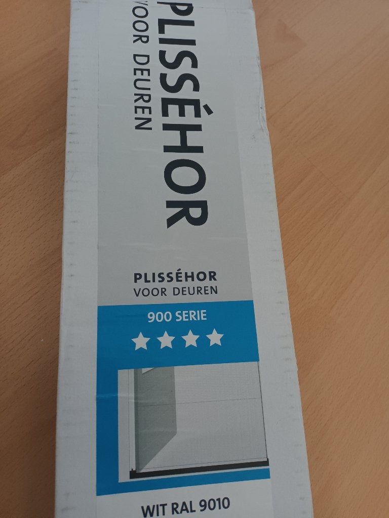 Plisséhordeur 900 Serie Wit RAL 9010 Bruynzeel, Ophalen, 80 tot 100 cm, 215 cm of meer, Hordeur