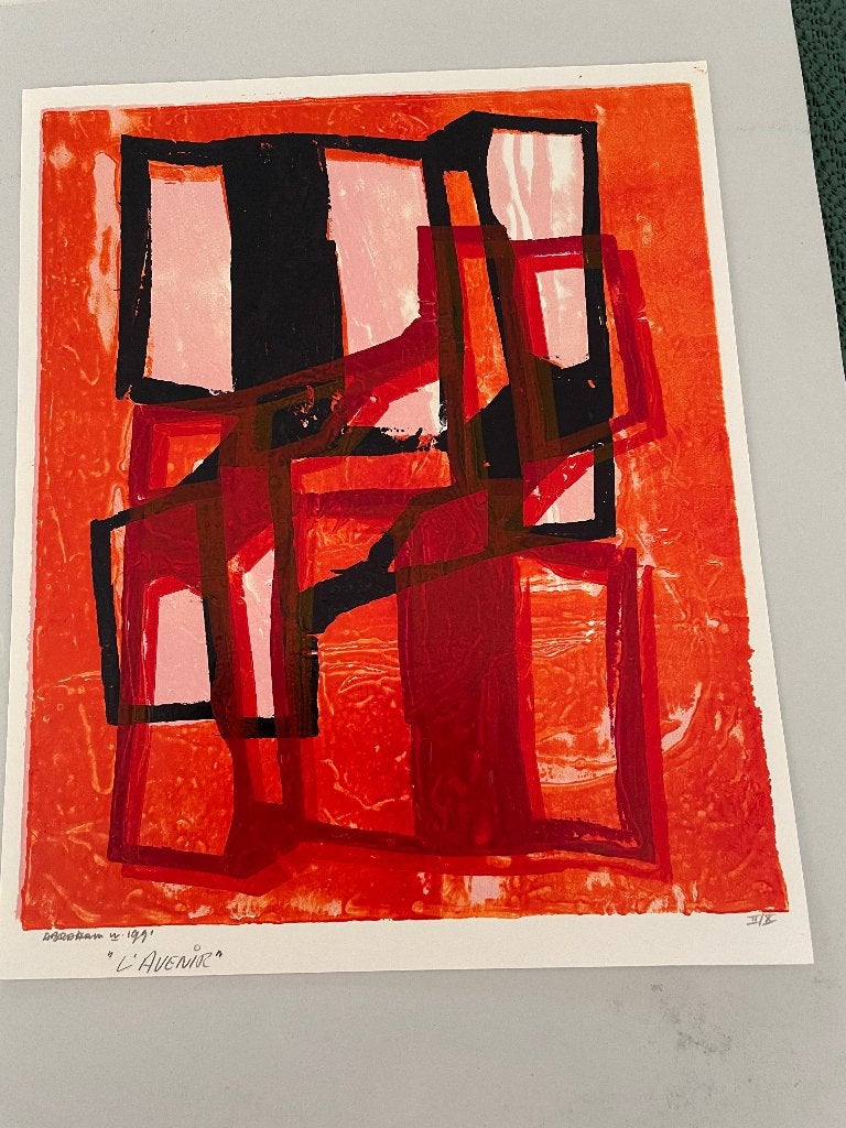 Prachtig werk van Almeerse kunstenaar,  - L'Avenir 1991, Antiek en Kunst, Ophalen