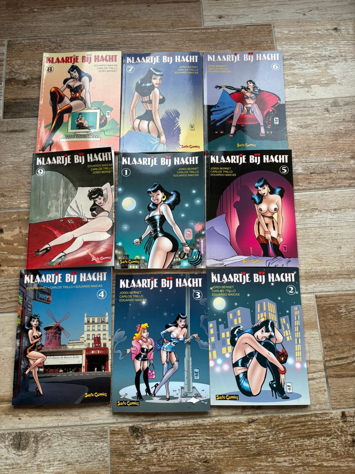 Klaartje bij nacht deel 1 tm 9 Compleet, Boeken, Complete serie of reeks, Ophalen of Verzenden, Zo goed als nieuw