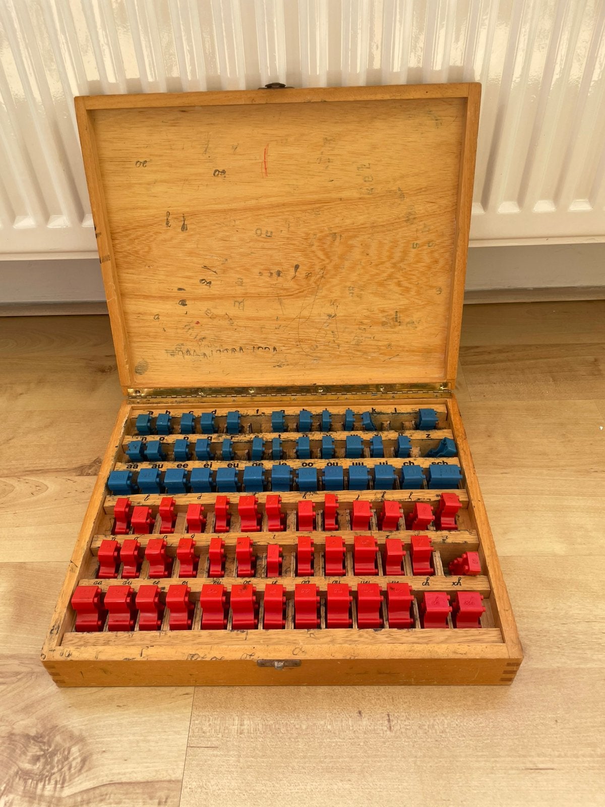 Houten Zwijsen Schrijftaal Klikstempeldoos (School), Ophalen of Verzenden, Zo goed als nieuw, Bouwen