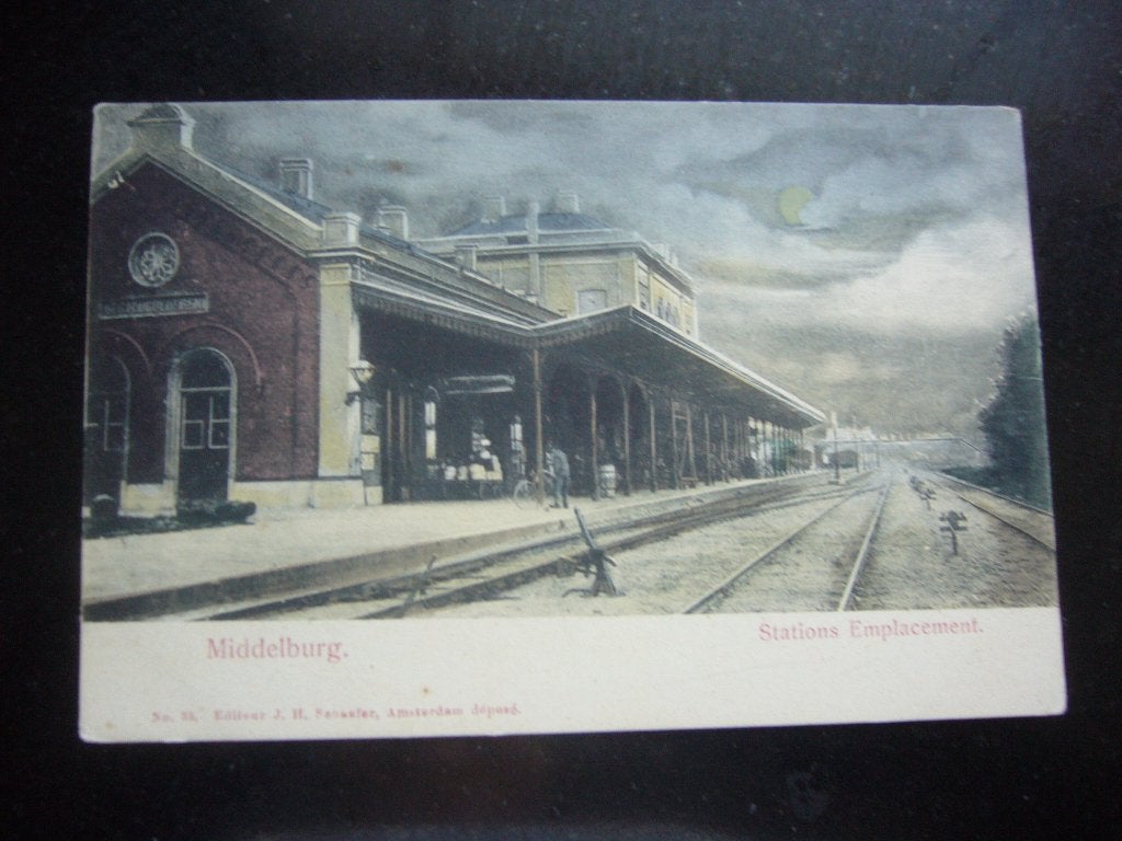 MIDDELBURG  =    STATION    BRIEFKAART, Ophalen of Verzenden, Voor 1920, Ongelopen, Zeeland