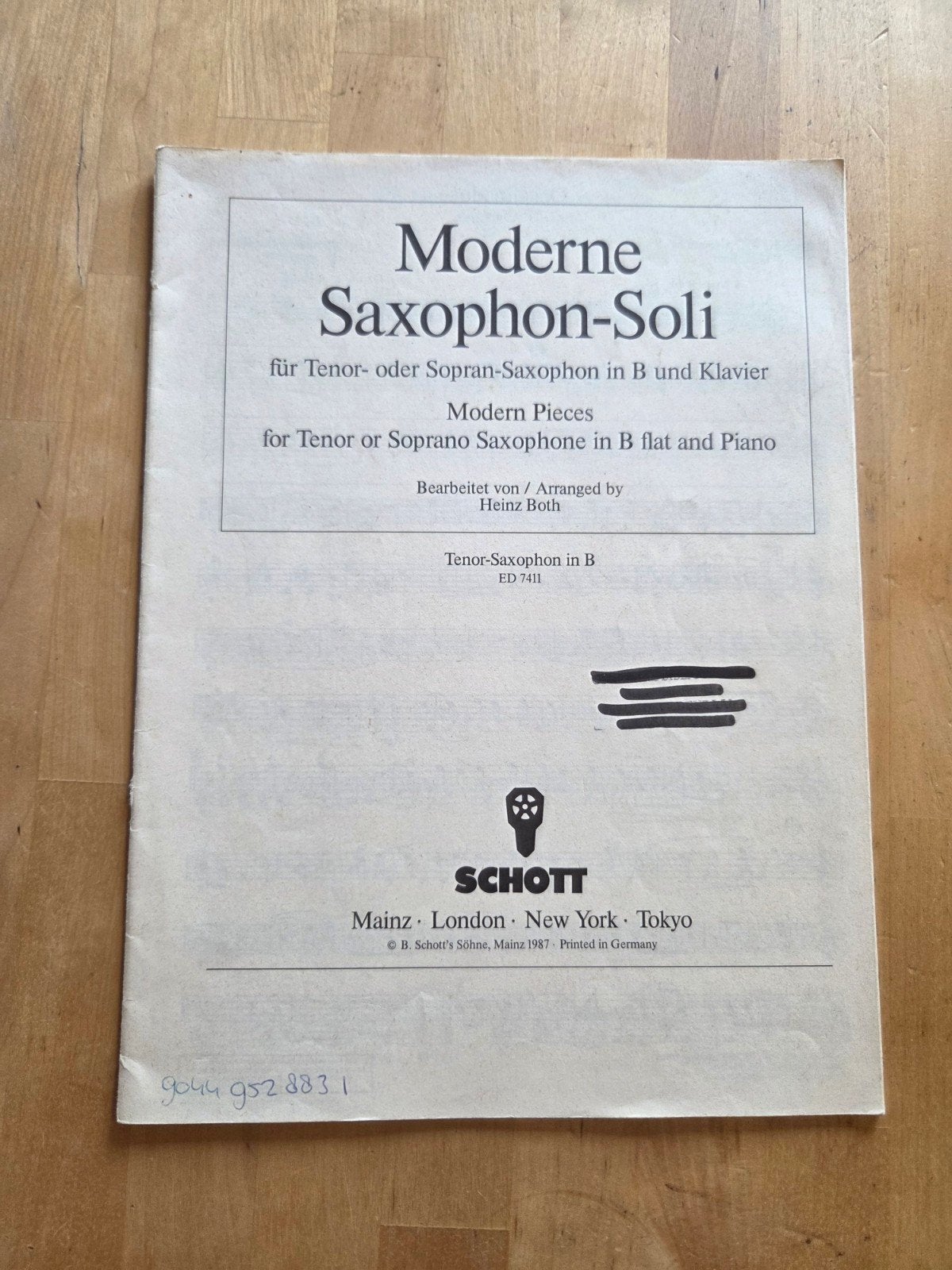 Moderne Saxofoon-Soli - Bladmuziek voor Tenor/Sopraan Sax, Muziek en Instrumenten, Gebruikt, Saxofoon, Verzenden, Les of Cursus