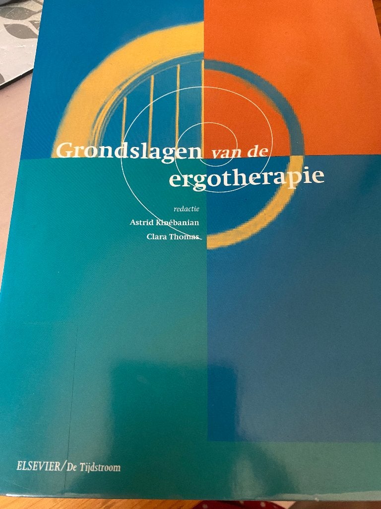 Grondslagen van de ergotherapie - Studieboek, Astrid Kinébanian, Clara Thomas, Zo goed als nieuw, Gamma, HBO